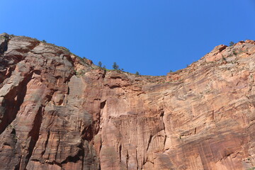 Fototapeta na wymiar scenic Trails in Zion National Park, Utah
