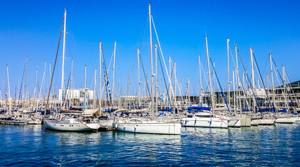 Obraz premium Port Vell. Barcelona, Spain