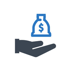 Payment Icon. money, finance, Loan, mortgage (vector illustration)