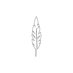 Fototapeta premium feather logo