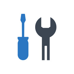 Maintenance Tools Icon. tools, repair, equipment (vector illustration)