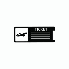 air ticket icon vector