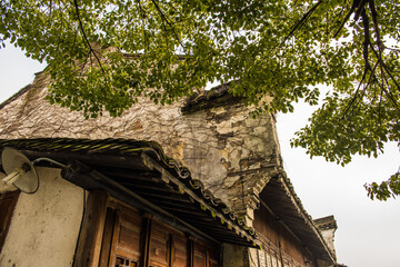 Wuzhen,Tongxiang city,Zhejiang province,Chine. The  view of ancient town,Wuzhen, is a famous historical,cultural and traditional water town.
