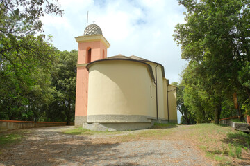 Santuario di Nostra Signora di Loreto nella frazione di Masso a Castiglione Chiavarese, in...