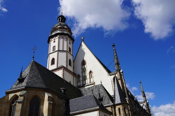 Fototapeta na wymiar Die Thomaskirche in Leipzig
