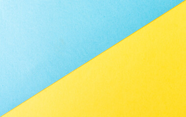 Blue and Yellow Paper diagonal divided Background
