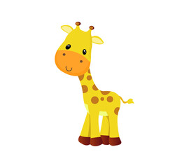 Cute Giraffe Cartoon Vector illustration