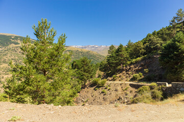 high mountains of the Sierra Nevada mountain range