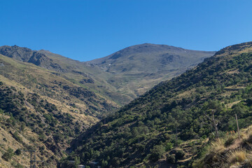 Fototapeta premium high mountains of the Sierra Nevada mountain range