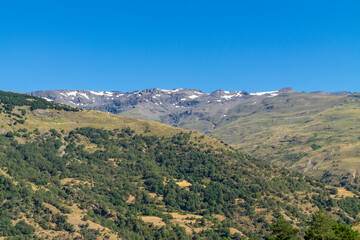 Fototapeta premium high mountains of the Sierra Nevada mountain range