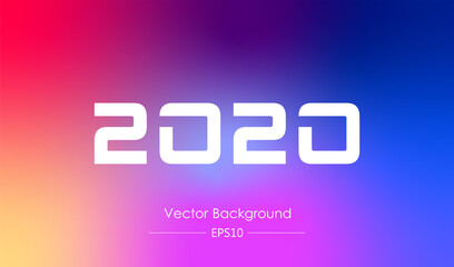 vector image of the  year 2020 on a  background
