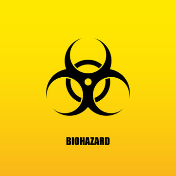 biohazard sign vector image 