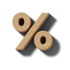 リアルな木製の文字ブロックの%