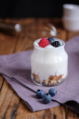 Yogurt con frutti di bosco
