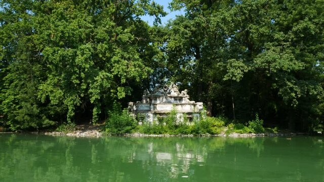 Parma, Italy,  the Trianon fountain in Ducal park