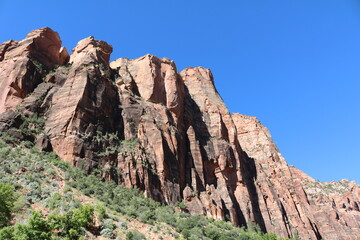 Obraz premium Exploring Zion National Park in summer