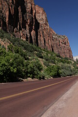 Exploring Zion National Park in summer