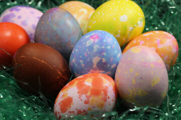 Pile of Colored Eggs