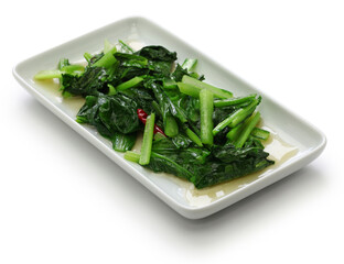 taiwanese home cooking: stir fried greens
