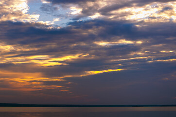 Landscape with open water