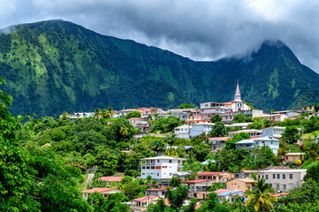 Village du Morne-Vert en Martinique dans les Antilles françaises 