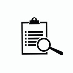 file search icon vector