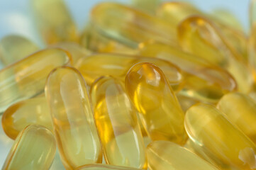 Health food supplements - Cod liver old capsules.