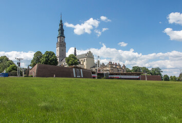 Deserted access to the Sanctuary of the Blessed Virgin Mary at Jasna Gora in Częstochowa, Poland. © rparys