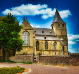 Fototapeta na wymiar The Sint Sebastian church in Heel the Netherlands 