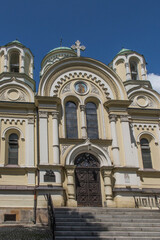 Fototapeta na wymiar The church dedicated to Saint Jakub in Czestochowa in Poland,