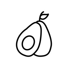 avocado icon vector illustration design
