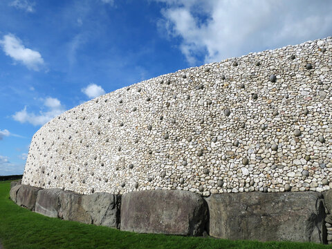 The Newgrange stone age Passage Tomb in IRELAND