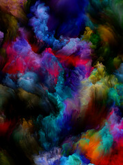 Fototapeta na wymiar Illusions of Virtual Color