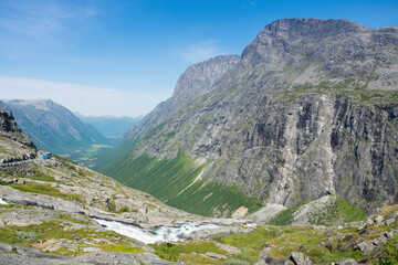 Trollstigen is a serpentine mountain road and pass in Rauma Municipality, Møre og Romsdal county, Norway.