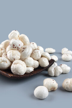 Roasted Makhana or Lotus sedds in tray