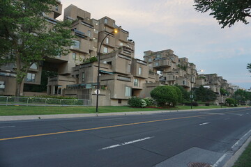 Montreal, QC - Canada, 7/10/2020: Habitat 67 housing complex Montreal