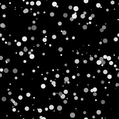 Black and white polka dot image.