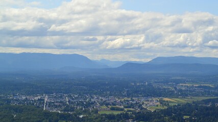 View of Duncan from Mount Tzouhalem