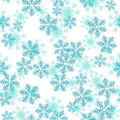Cute christmas elements seamless pattern background - 364150873