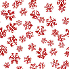 Cute christmas elements seamless pattern background - 364150886