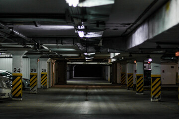 underground parking garage underground