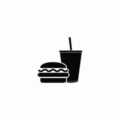 fast food icon vector