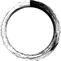 Circle brush stroke texture