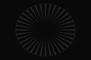 abstract circle illustration on black background