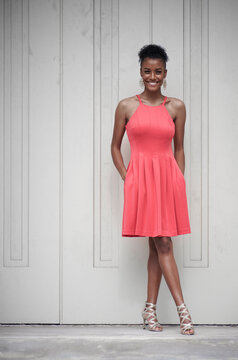 Calvin klein coral dress hotsell