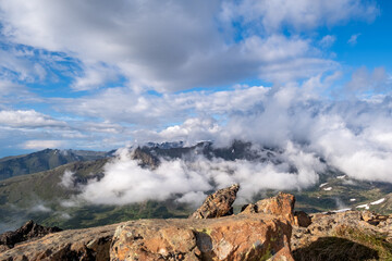 Rocky tops and misty valleys