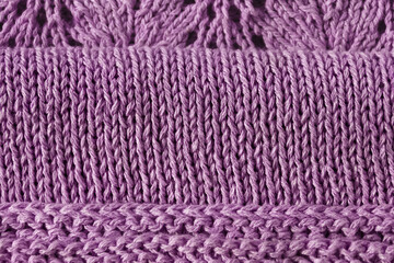 knitted cotton knitting fabric for baby dress with satin stitch violet-colored dress with lace...