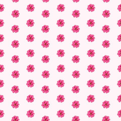 Abstract Hand Drawn flower seamless pattern background. Vector Illustration