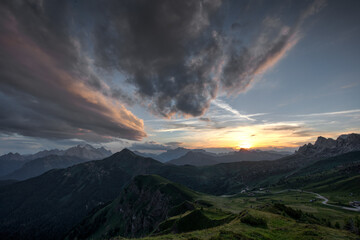 Passo Giau Dolomites Italy alps