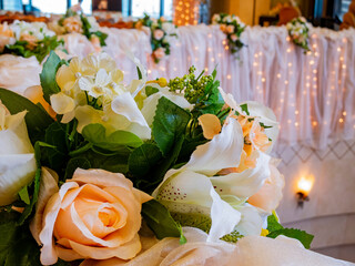 Interior view of a Wedding venue